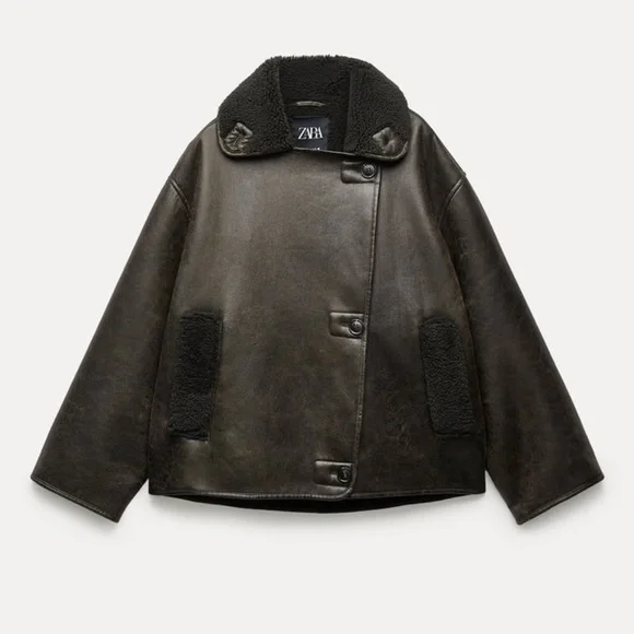 ★ZARA★ ZW COLLECTION TWILL JACKET ZW COLLECTION SHORT JACKET - Gray | ZARA United States